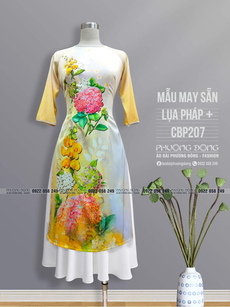 Áo Dài Cách Tân Lụa Pháp CBP207